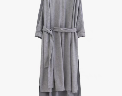 转卖走中性风了衣服用不上 时游不规则开叉显...