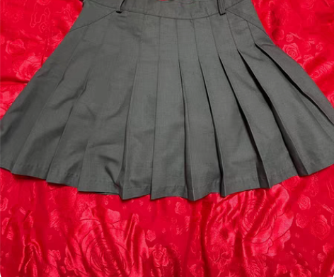 淘宝购入，学院风百褶短裙非全新，很显少女感...
