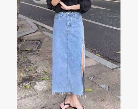 转卖CatAndFish夏季韩版高腰中长款...