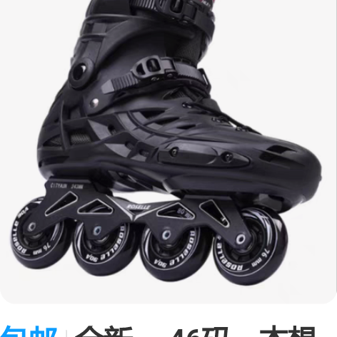 包邮全新 ，46码，本想陪儿子溜冰但没用到...