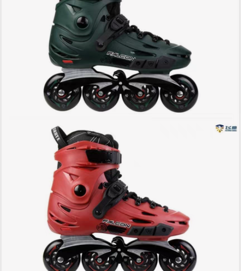 包邮飞鹰F6S轮滑鞋成人平花鞋大学生滑冰旱...