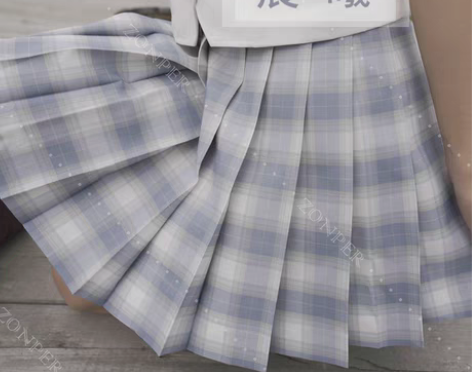 转卖【晨曦】中牌jk制服裙百褶裙西式格裙短...