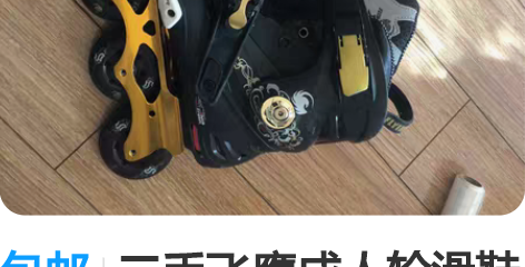 包邮二手飞鹰成人轮滑鞋(非花式),43号,...