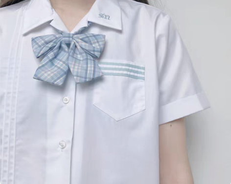 【出】私立小山南高校三色原创开襟制服衬衫 ...