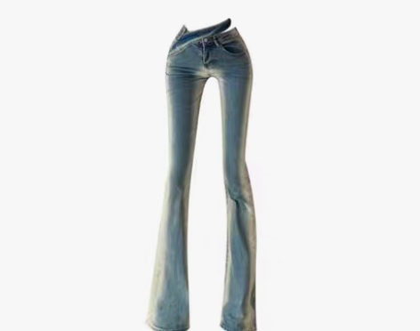 转卖清仓秒杀~品牌折扣专柜撤回女装喇叭牛仔...