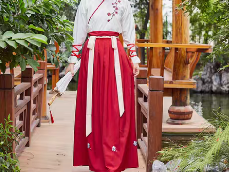 转卖改良汉服女古装中国风汉元素仙女学生交领...
