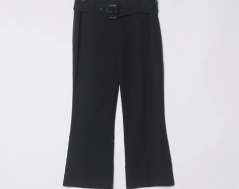 包邮阿玛施腰带九分休闲裤女直筒裤，特卖会款...