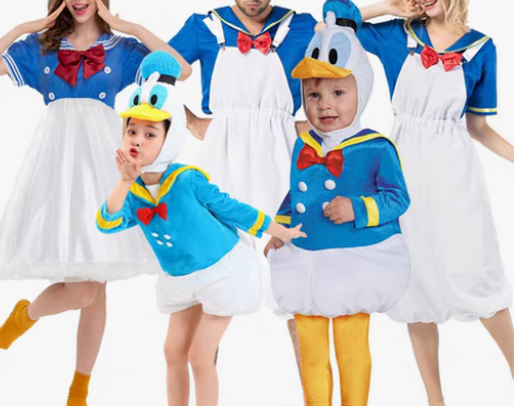 转卖儿童唐老鸭扮演服万圣节宝宝Donald...