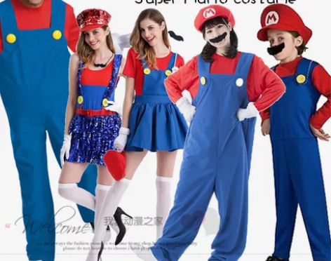 转卖万圣节成人Cosplay马里奥化妆舞会...