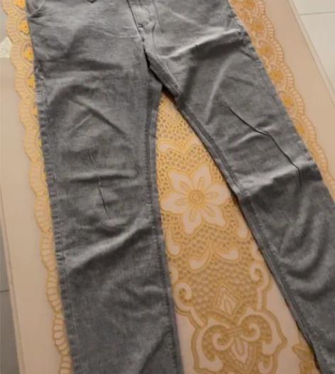 男士休闲裤弹力棉麻裤低价包邮松紧绳腰 裤子...