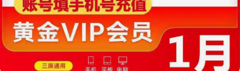 爱奇艺vip会员一个月会员爱q艺月卡季卡v...