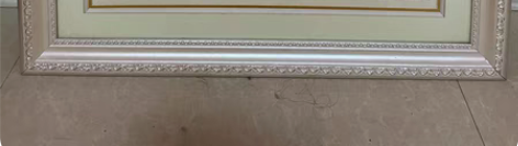 出一副纯手工刺绣画,已裱框 65cm*65...