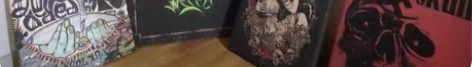 摇滚酒吧装饰画 乐队无框画 油画布画潮流装...