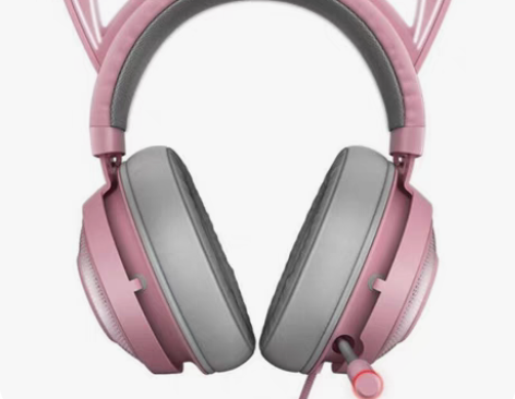 包邮雷蛇 (Razer)北海巨妖萌猫版-粉...