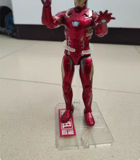 包邮中动玩具钢铁侠拆甲台MK4套装手办漫威...