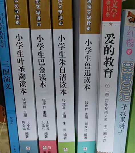 二手 小学生鲁迅，朱自清，巴金，叶圣陶 读...
