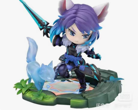 包邮官方正版李白千年之狐手办 全新未拆 Q...