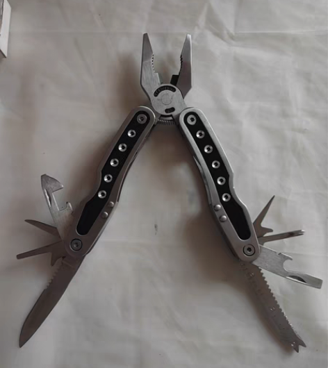 九头多功能工具带钳子,带帆布袋的多功能军刀...