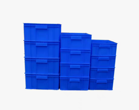 转卖加厚塑料周转箱 共6个 长方形塑料箱物...