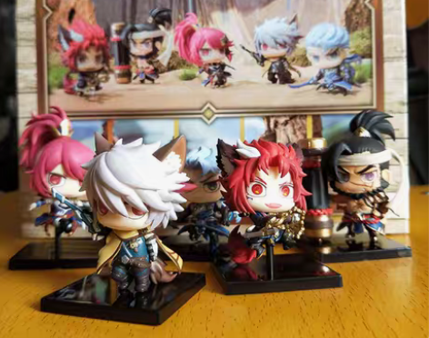 转卖王者荣耀手办官方正版铠花木兰百里守约百...