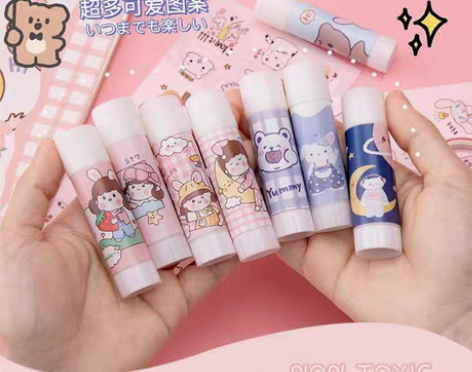 包邮卡通固体胶棒，款式随机，6元12支包邮...