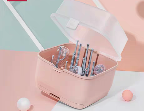 转卖babycare婴儿奶瓶收纳箱沥水架宝...