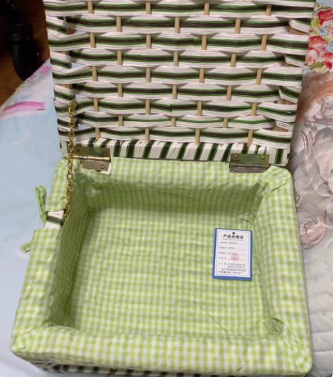 包邮收纳筐藤编 全新未使用的, 有需要联...