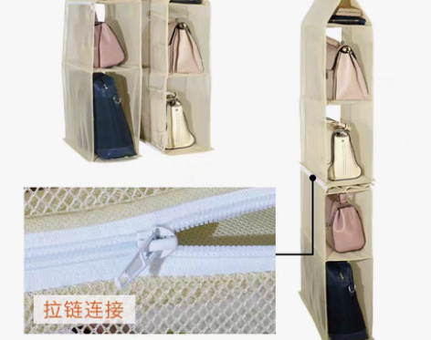 转卖外贸出口日本包包收纳挂袋衣柜橱悬挂式整...