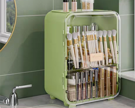 包邮轻奢大容量化妆品收纳盒家用防尘桌面抽屉...