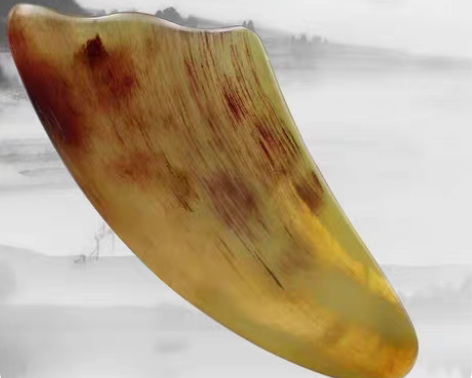 包邮清仓天然牛角刮痧板 【产品名称】：天然...