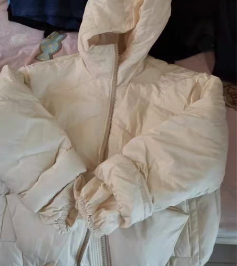 包邮朝花夕拾短款女士羽绒服，中码！衣长60...