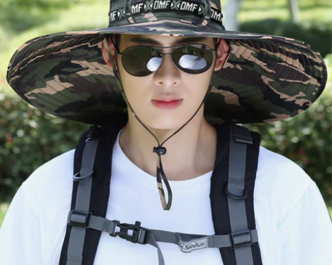 包邮【户外遮阳帽】帽子男夏季大帽檐钓鱼帽防...