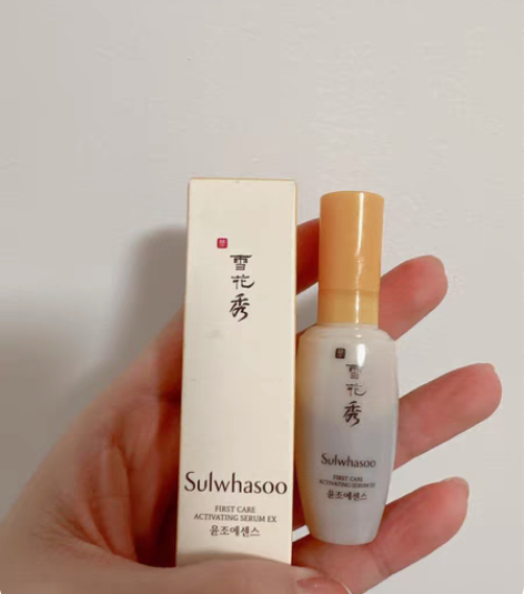 雪花秀精华小样，一个全新，一个余量1/2 ...