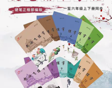 包邮赵汝飞练字帖 小学生同步练字贴  小学...