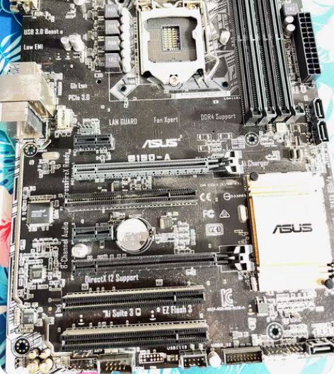 包邮华硕台式机拆机主板 型号B150-A ...