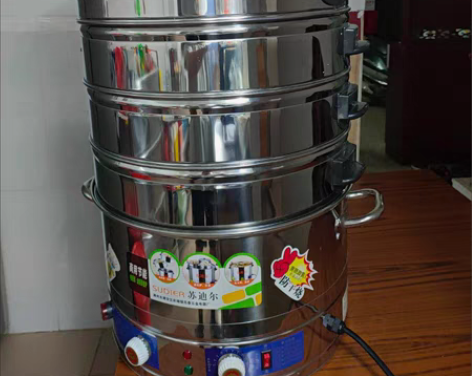 包邮【厂家直销】电蒸锅电蒸笼大型多层不锈钢...