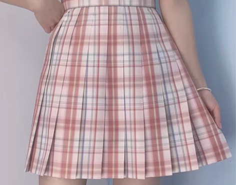 包邮氧气派对家jk格群 慕橘42m码  全...