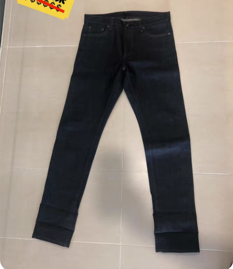 包邮优衣库弹力修身原色牛仔裤男436581...