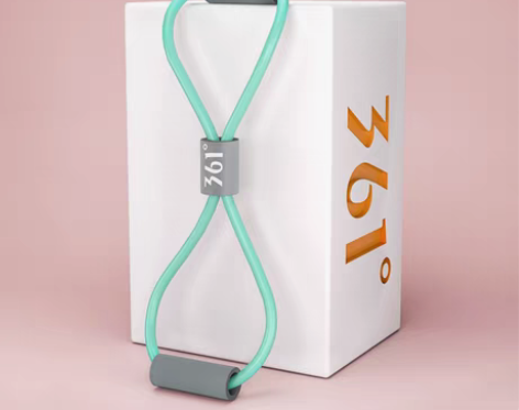 转卖361度8字拉力器女家用健身普拉提器材...