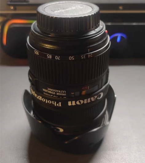 包邮佳能24-105 2代，学生自用，92...