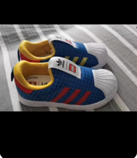 包邮官方正品阿迪童鞋三叶草贝壳头软底男女儿...