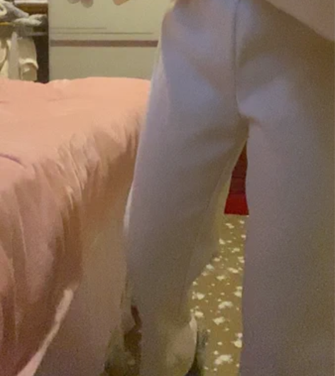 包邮直筒加绒阔腿裤冬季厚实 显瘦！均码全新...