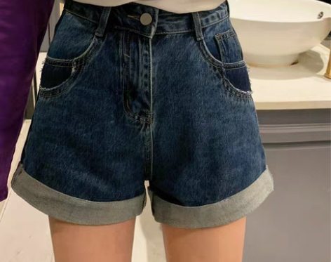 转卖王希之韩国东大门夏季新款代美式复古高腰...