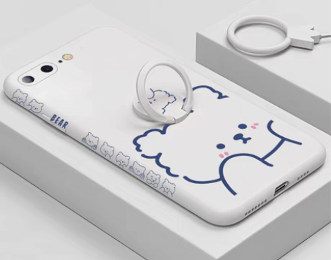 转卖苹果8plus手机壳新品象牙白ipho...