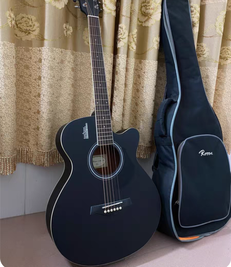 卢森面单板木吉他民谣吉他41寸初学者新手入...