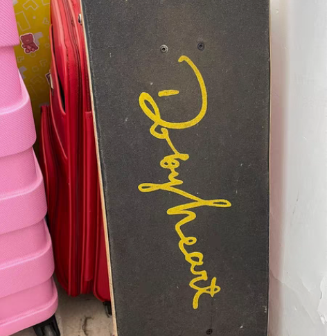 DBH滑板 夏花 双空银色支架 买了一年多...