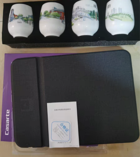 鼠标垫10，杯子5，单买各10。 #无线鼠...