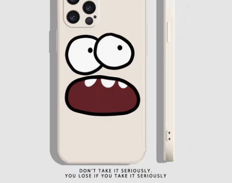 转卖情侣款搞怪iphone13pro手机壳...