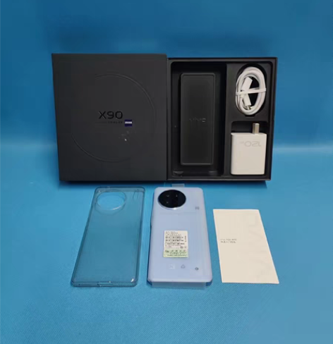 包邮99新全套ViVO X90冰蓝12+2...