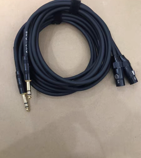 包邮exound叉烧网 6.35转xlr公...